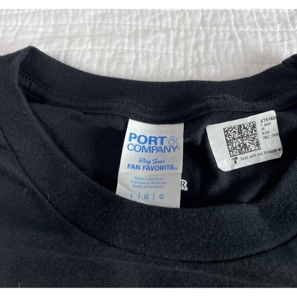 Disney Cars Lightning McQueen Palm Tree Black Unisex Cotton T Shirt SZ Large NEW - Picture 6 of 7